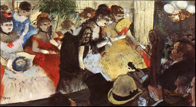 Edgar Degas Cabaret oil painting image
